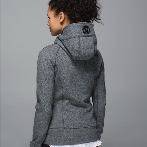 Lululemon Scuba Hoodie II Heathered Speckled Black - Picture 2 of 10